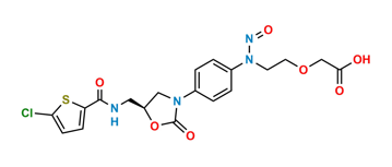 Picture of N-Nitroso Rivaroxaban Open-Ring Acid Impurity