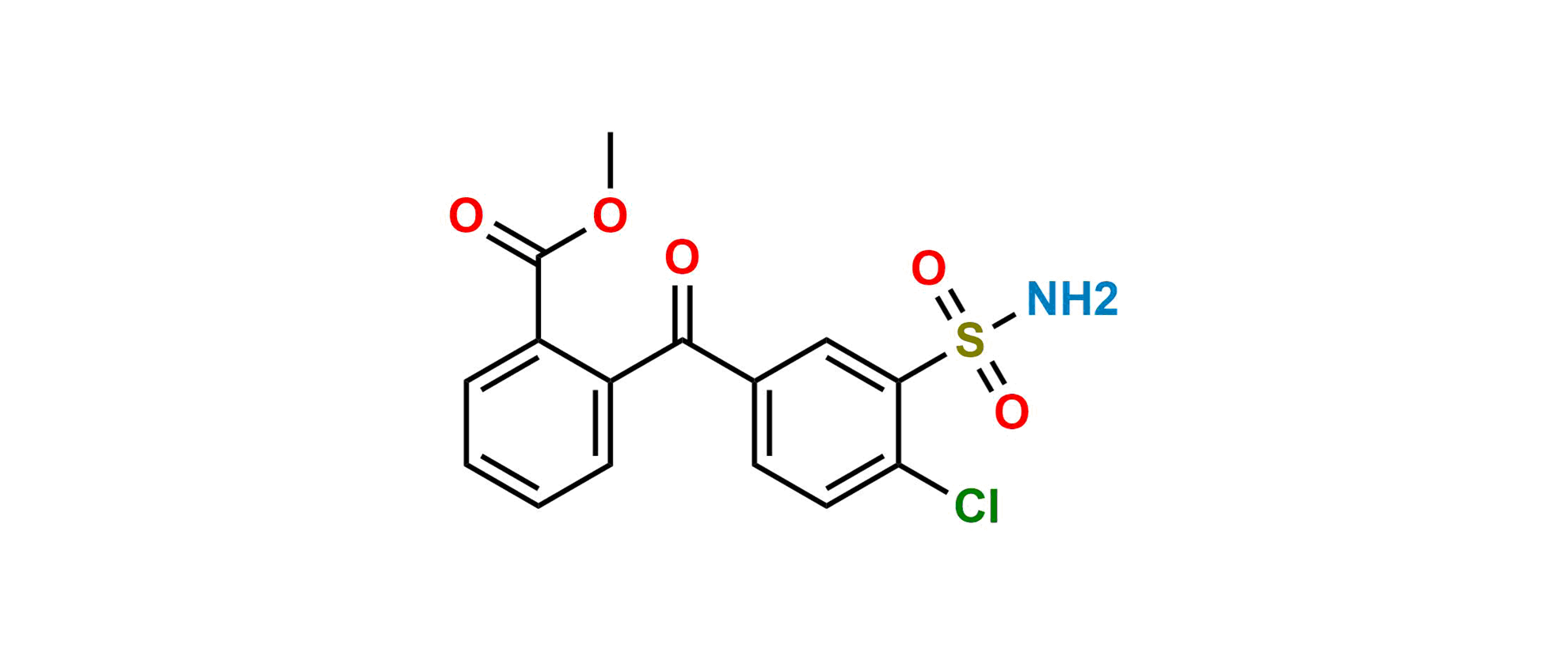 Picture of Chlorthalidone acid methyl ester impurity