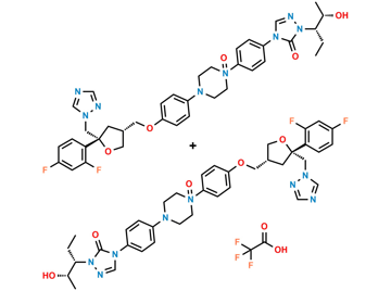 Picture of Posaconazole 1-oxido impurity + Posaconazole 4-oxido impurity