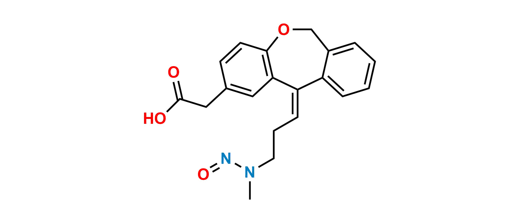 Picture of N-Nitroso N-Desmethyl Olopatadine