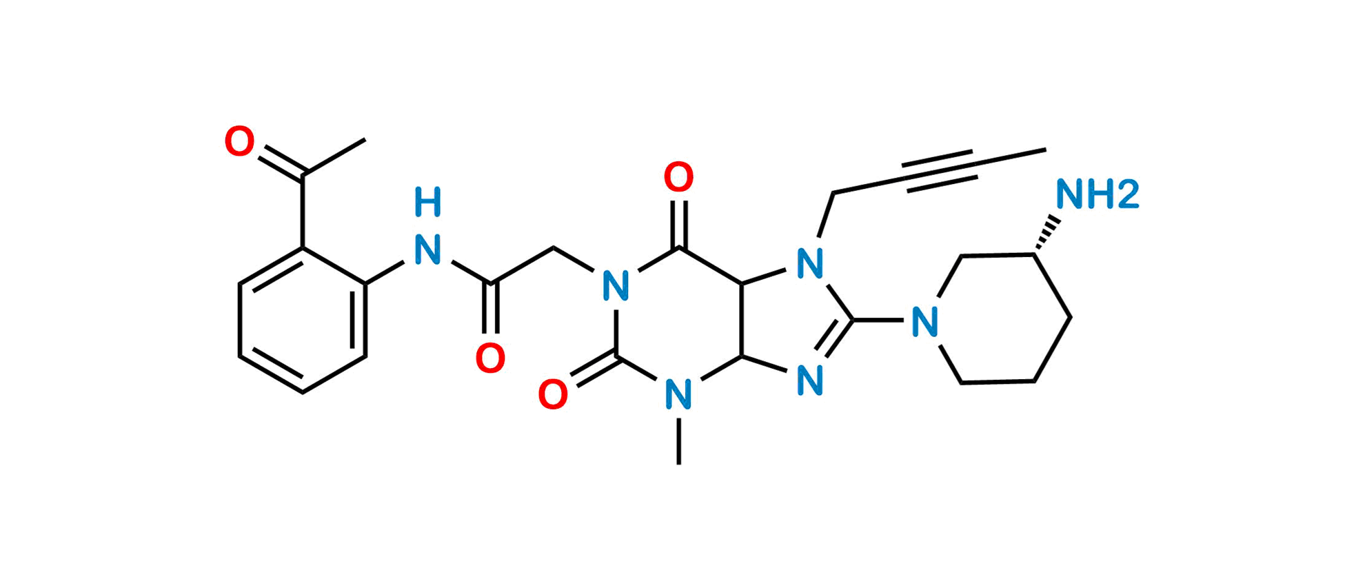 Picture of Linagliptin N-Acylated Aminoaryl Impurity