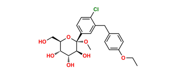 Picture of 1α-Methoxy Dapagliflozin C-2 Epimer