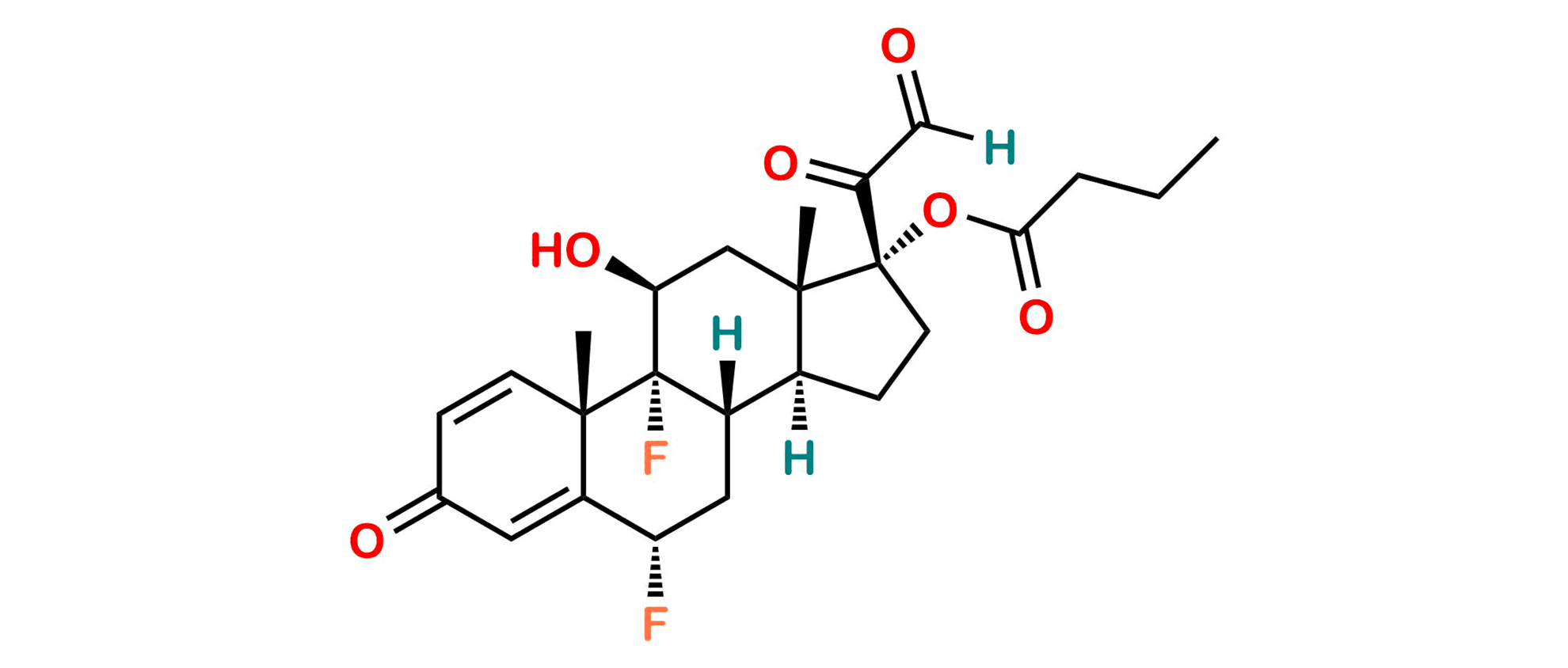 Picture of Difluprednate Aldehyde Impurity