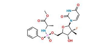 Picture of Sofosbuvir (R)-phosphate Methyl Ester Impurity