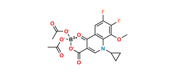 Picture of Moxifloxacin Boron Complex Impurity