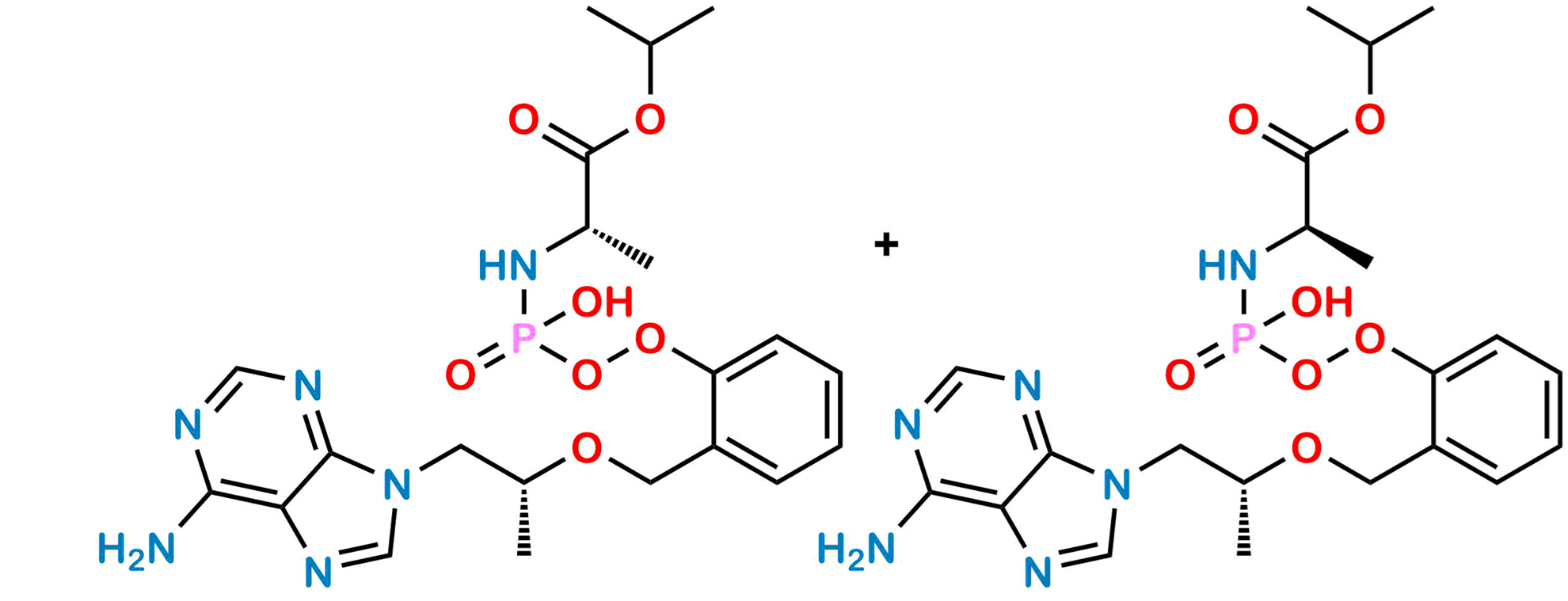 Picture of Tenofovir Alafenamide Fumarate Racemic D-Isomer