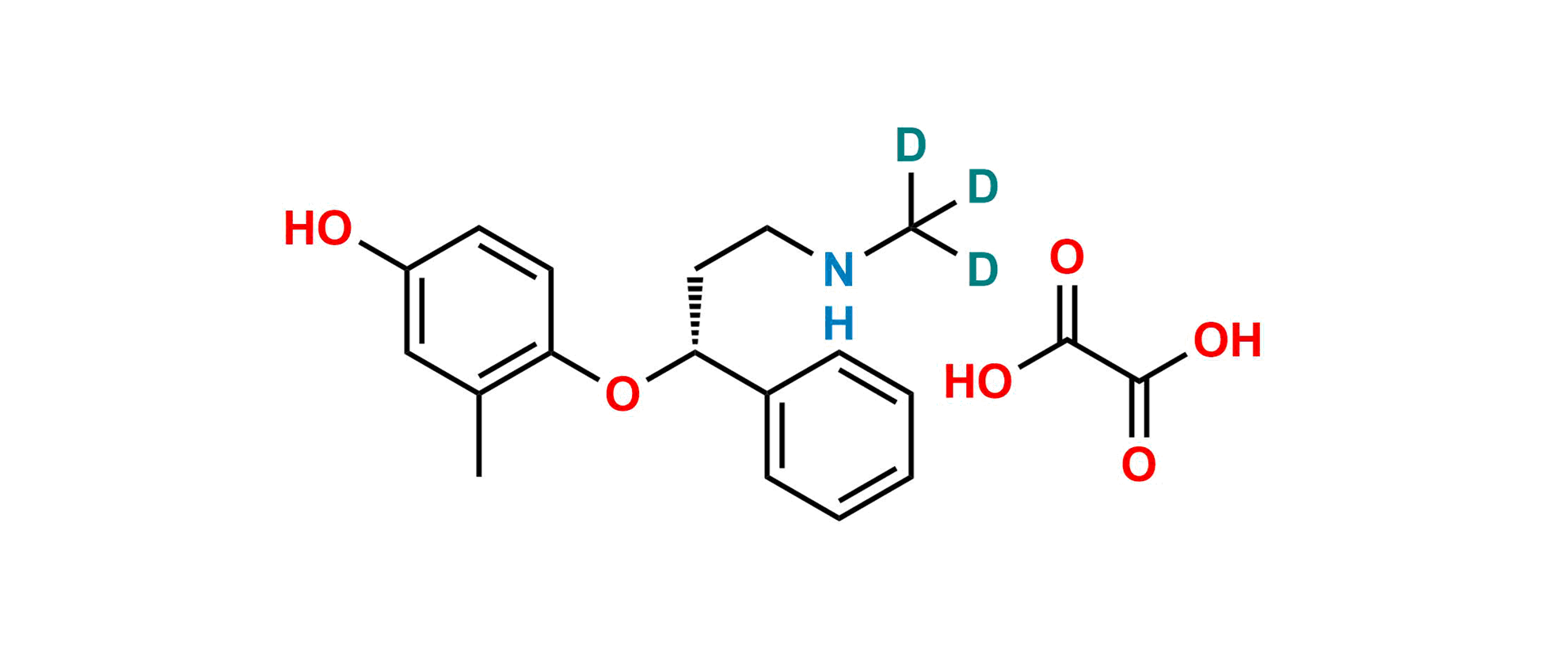 Picture of 4-Hydroxy Atomoxetine-d3 Oxalate