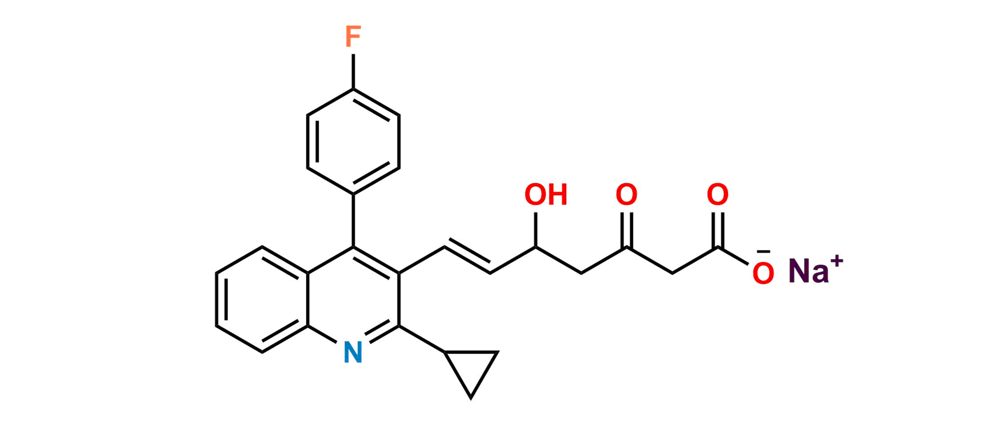 Picture of Pitavastatin-3-Oxo Sodium Salt