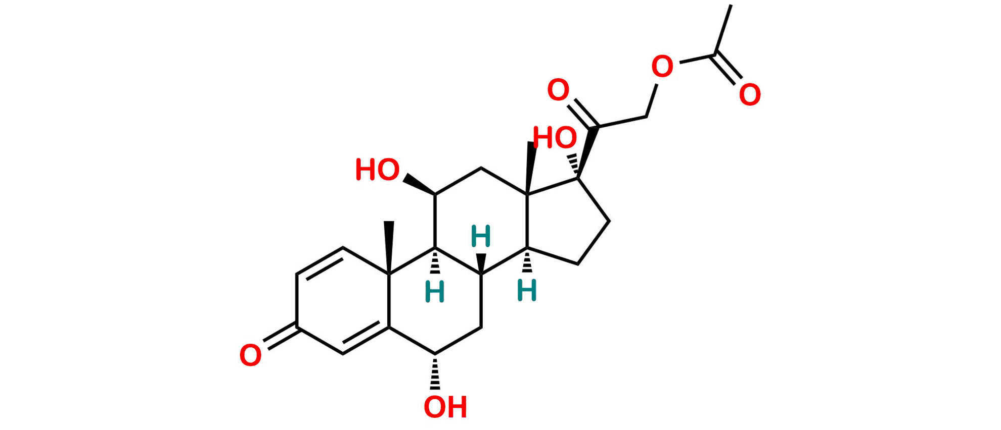 Picture of 6α-Hydroxy Prednisolone Acetate