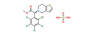 Picture of Clopidogrel D4 Hydrogen Sulfate