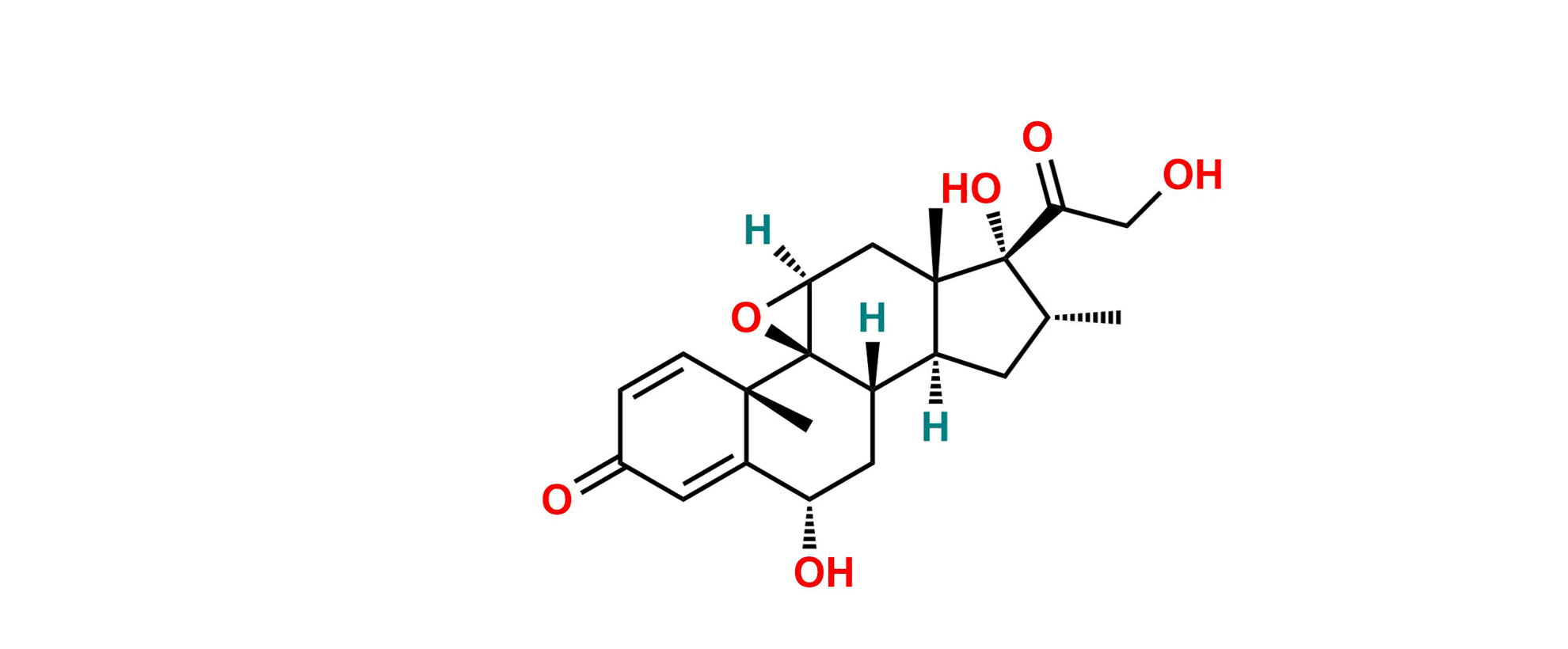 Picture of 6-Alpha Hydroxy Dexamethasone Epoxide