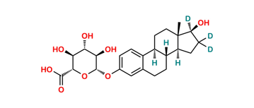 Picture of 17β-Estradiol-3-β-D-Glucuronide-D3 