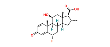 Picture of Flucortolone 17-Carboxlic Acid