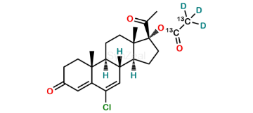 Picture of Chlormadinone Acetate 13C D3