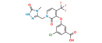 Picture of Doravirine Carboxylic Acid Impurity