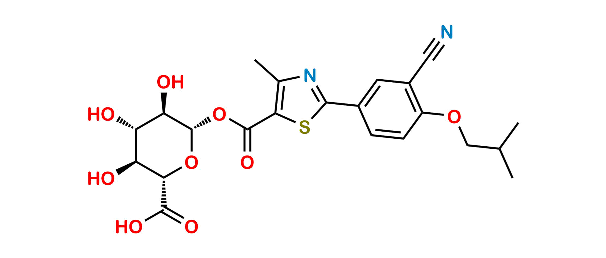 Picture of Febuxostat Acyl-Β-D-Glucuronide