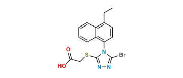 Picture of Lesinurad Ethyl Lesinurad Impurity 