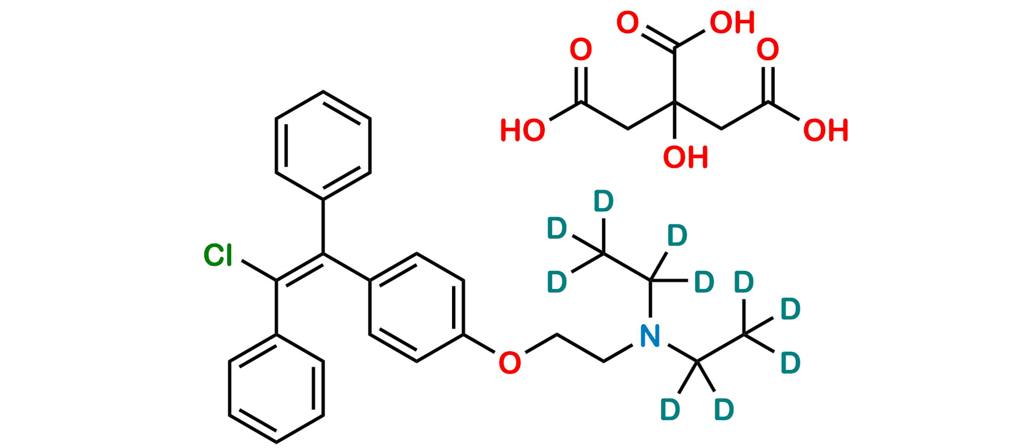 Picture of Enclomiphene D10 Citrate