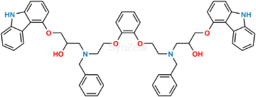 Picture of Carvedilol Bis(N-benzylalkylpyrocatechol) Impurity