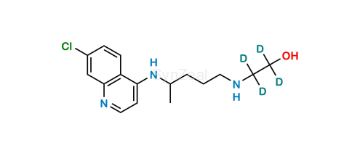 Picture of Desethyl Hydroxy Chloroquine-d4