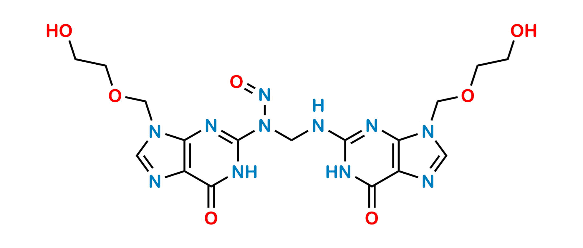 Picture of N-Nitroso Aciclovir EP Impurity K