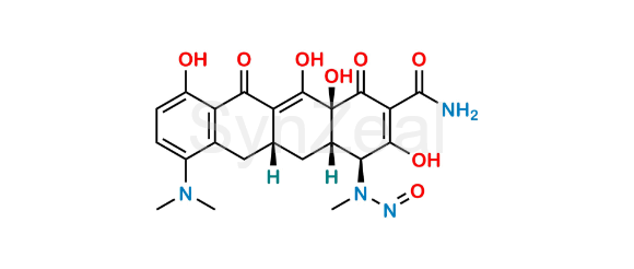 Picture of N-nitroso Desmethyl Minocycline Impurity 1