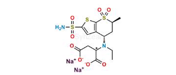 Picture of Dorzolamide Maleic Acid Adduct mixture of diastereomers