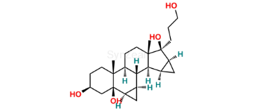 Picture of 3β,5β-Dihydroxy Drospirenone Ring-opened Alcohol Impurity