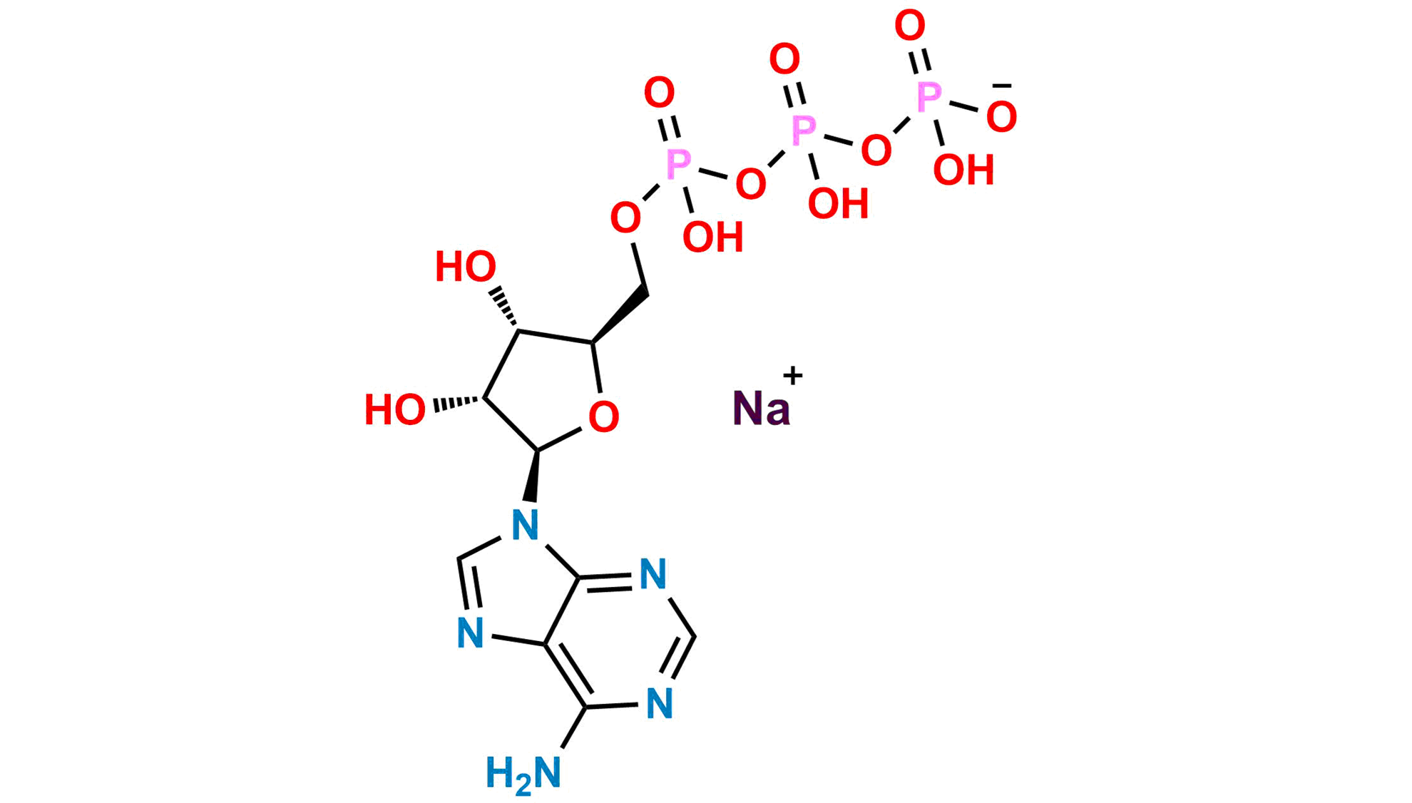 Picture of Adenosine 5′-(tetrahydrogen triphosphate), sodium salt