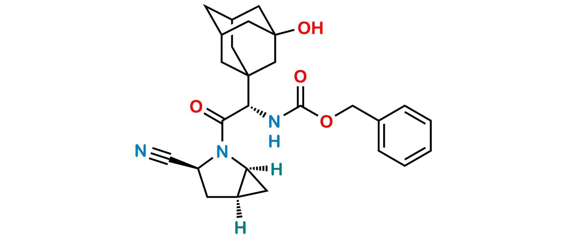 Picture of Saxagliptin N-Carboxybenzyl