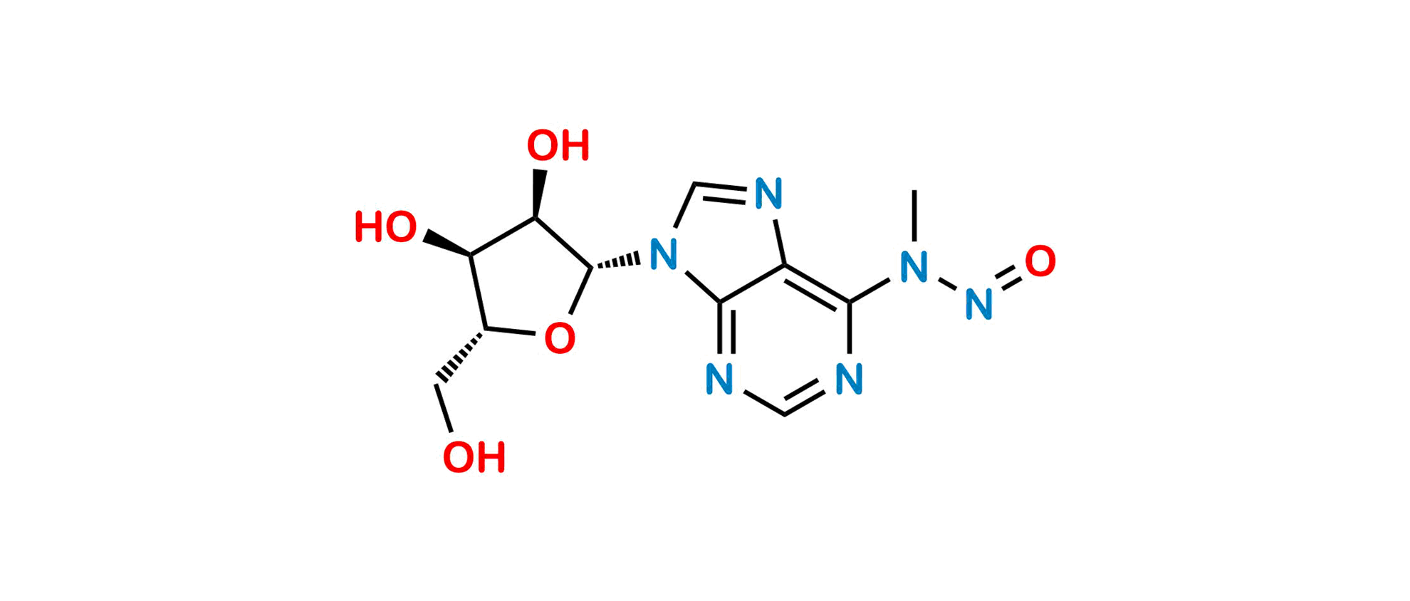 Picture of N6-methyl-N6-nitroso-Adenosine