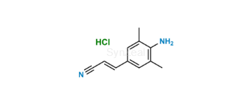 Picture of Rilpivirine (E)-Nitrile Impurity (HCl salt)