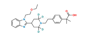 Picture of Bilastine D4 (Possibility 2)