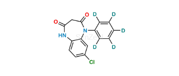 Picture of N-Desmethyl Clobazam-D5