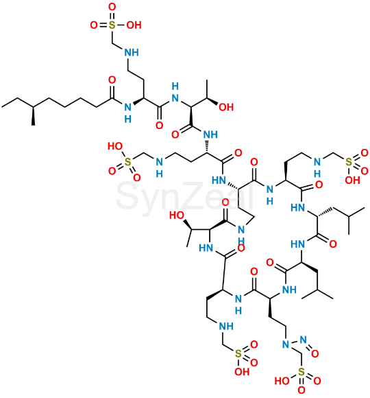 Picture of N-nitroso-colistin a Hydrogen Methanesulfonate-3