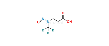 Picture of N-Nitroso-N-Methyl-3-Aminopropionic Acid-D3