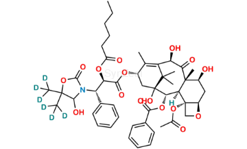 Picture of Hexanoyl Docetaxel Metabolites M1 and M3-d6 (Mixture of Diastereomers)