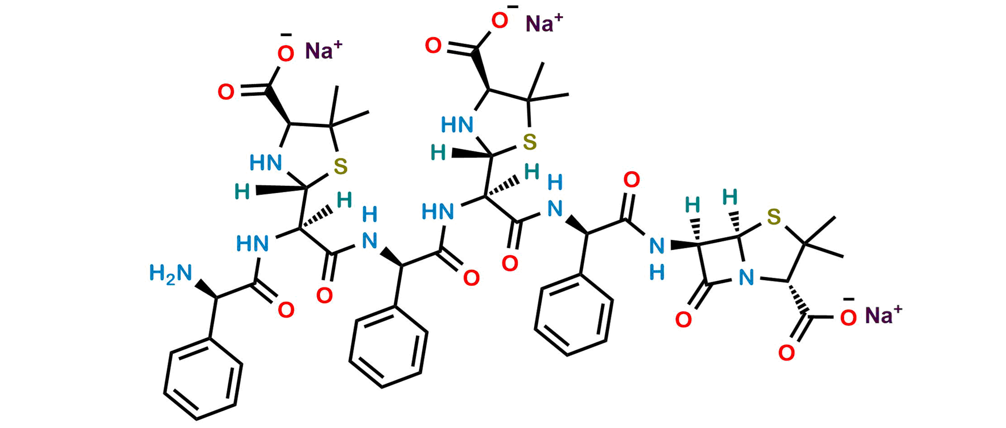 Picture of Ampicillin Oligomer 1 (trimer) Sodium Salt